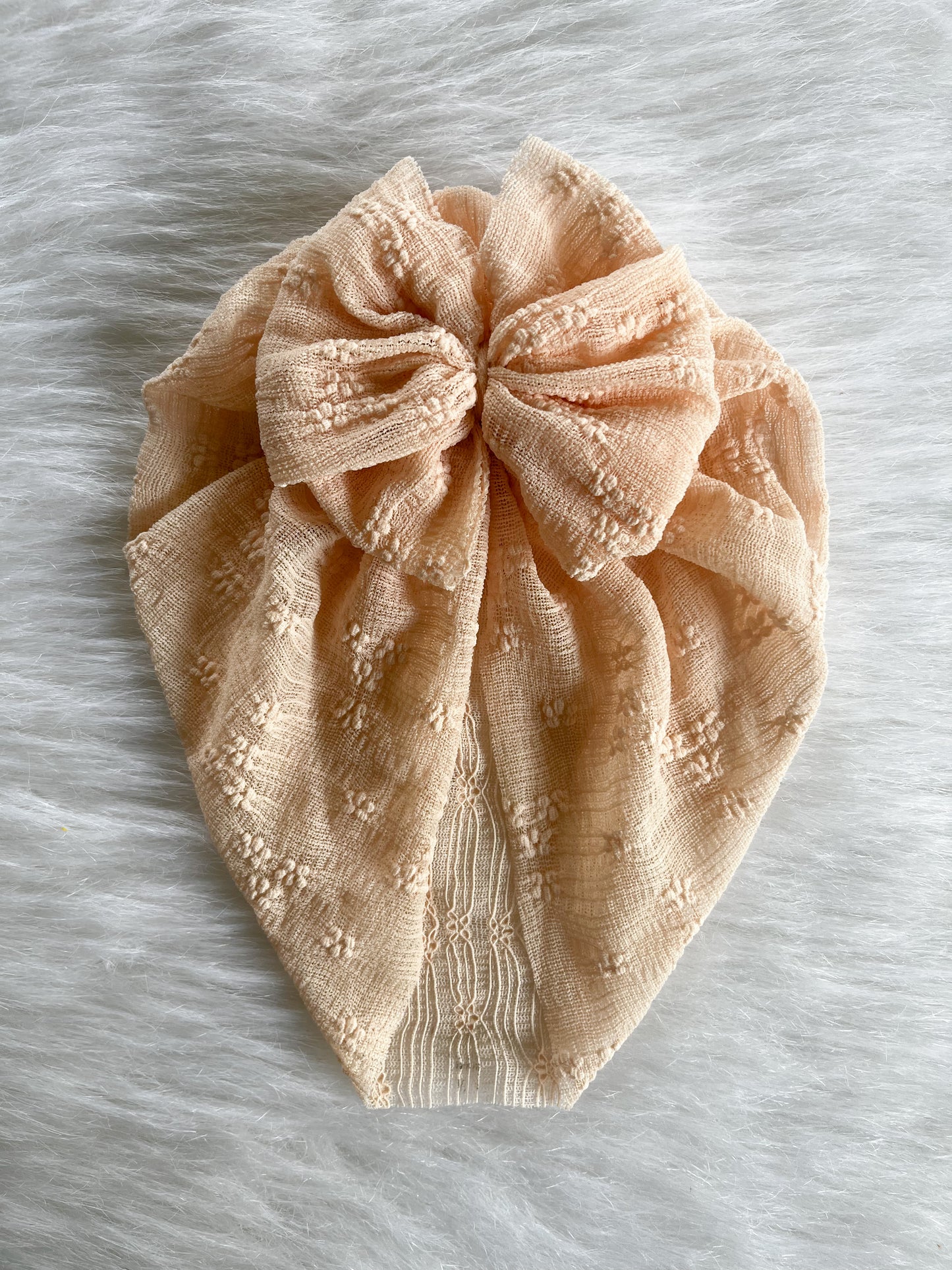 Boho lace peach floral